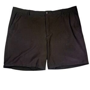 Black Greg Norman Men's Golf Shorts Size 42‎ Performance Stretch Flat Front